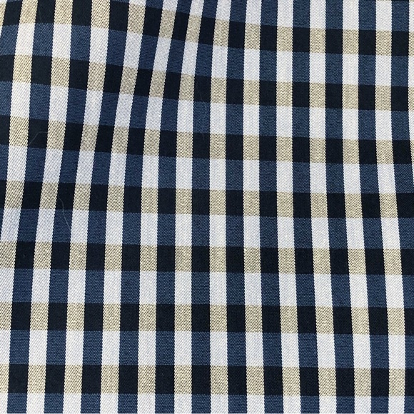 Van Heusen Flex Slim Fit Blue Check Plaid Button Down Shirt - Picture 5 of 16